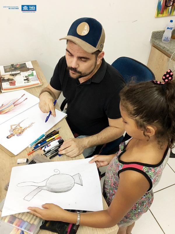 Diretoria de Cultura de Três Lagoas abre inscrições para curso de Desenho Artístico