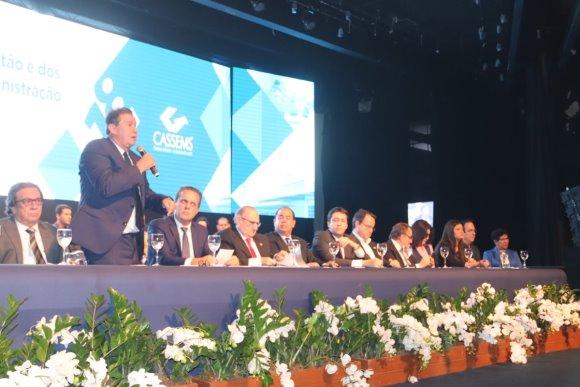 Em posse de presidente reeleito da Cassems e diretoria, Eduardo Rocha destaca excelente trabalho Em posse de presidente reeleito da Cassems e diretoria, Eduardo Rocha destaca excelente trabalho
