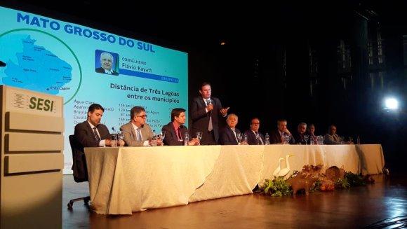 Vice-presidente da ALMS, deputado estadual Eduardo Rocha prestigia evento do TCE em Três Lagoas Vice-presidente da ALMS, deputado estadual Eduardo Rocha prestigia evento do TCE em Três Lagoas