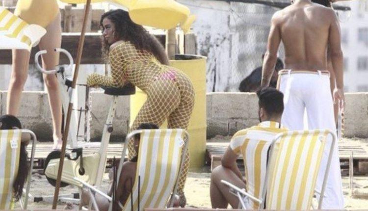 Anitta grava clipe de fio-dental em laje de comunidade do Rio de Janeiro