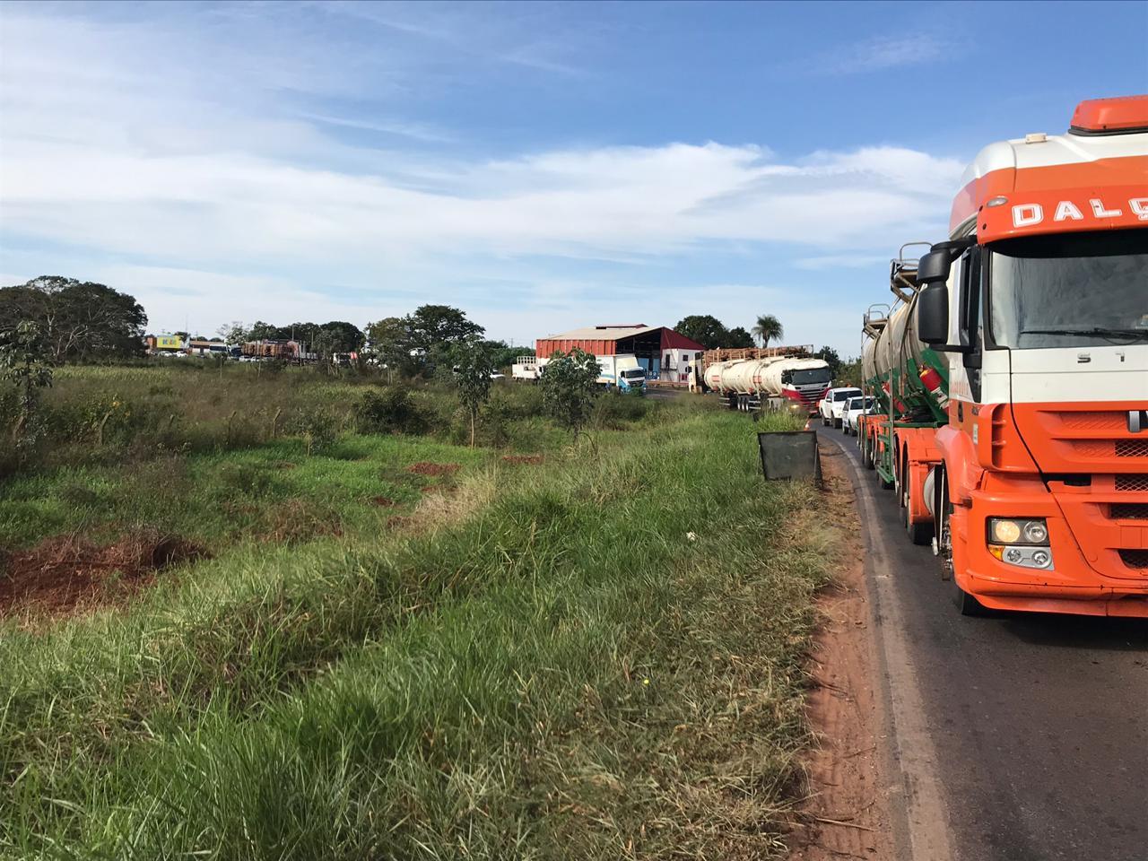 BR-262 parcialmente interditada devido a obras