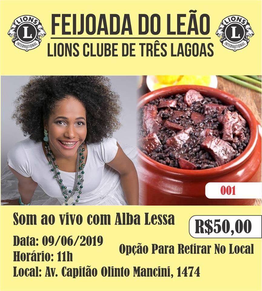 Neste domingo, o Lions Clube de Três Lagoas (MS) realizará a 
