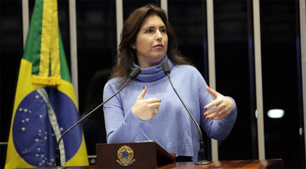 Senadora Simone Tebet vota pela derrubada do decreto das armas
