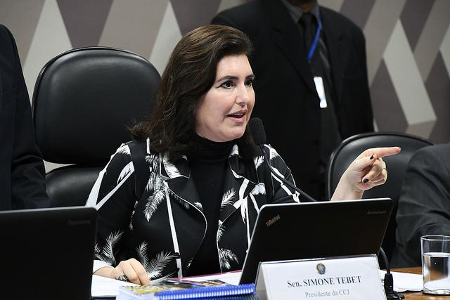 Simone Tebet diz que irá votar contra decreto das armas derrubado na CCJ Simone Tebet diz que irá votar contra decreto das armas derrubado na CCJ