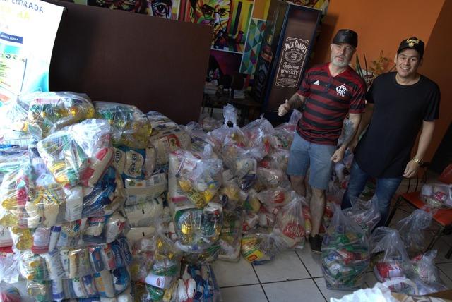 Alimentos arrecadados no Três Lagoas Rodeo são entregues para famílias carentes