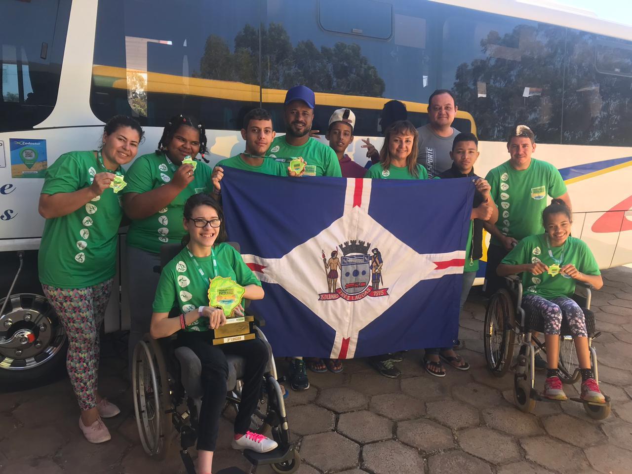 Atletas da APAE de Três Lagoas fazem bonito em Paralimpíadas Escolares em São Gabriel do Oeste