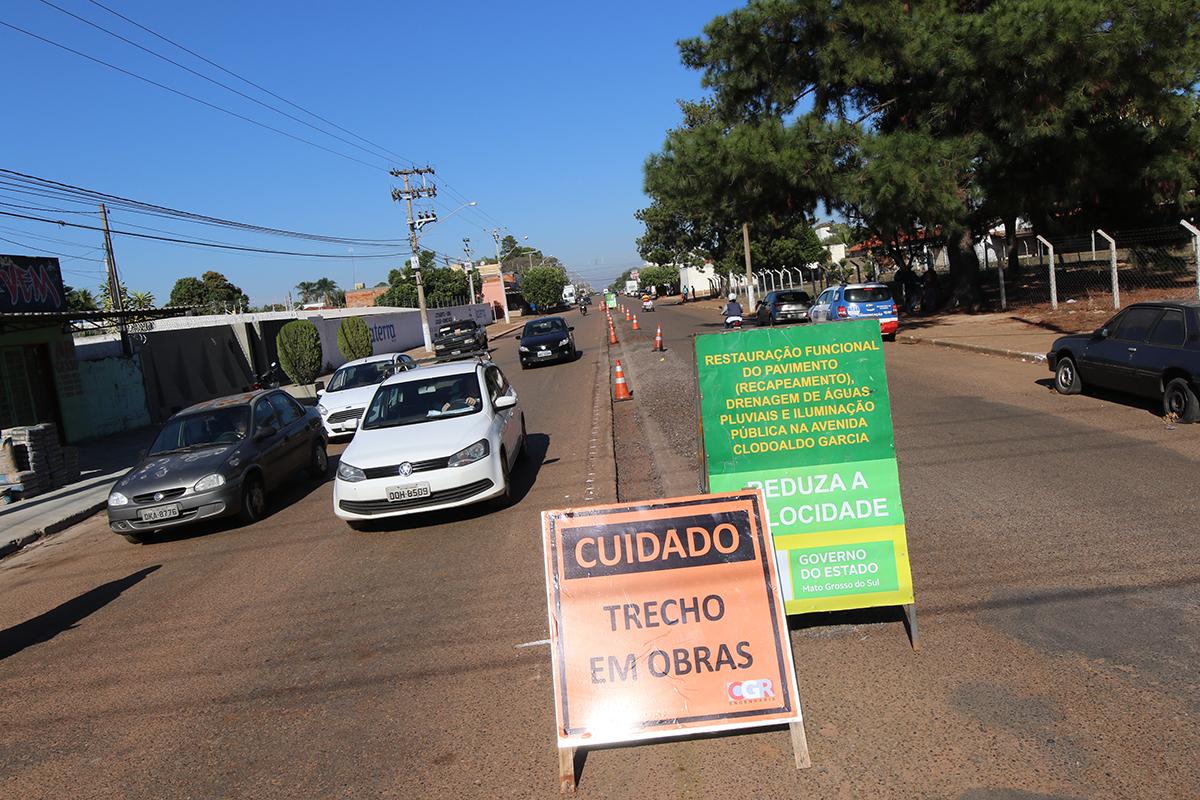 CIDADE EM OBRAS: Estado retoma ações de revitalização da Avenida Clodoaldo Garcia CIDADE EM OBRAS: Estado retoma ações de revitalização da Avenida Clodoaldo Garcia