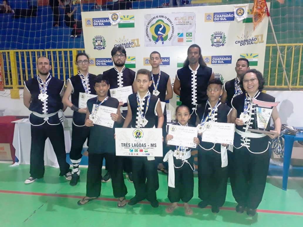 Com apoio da SEJUVEL, lutadores de Três Lagoas são campeões de Campeonato Brasileiro de Kung Fu