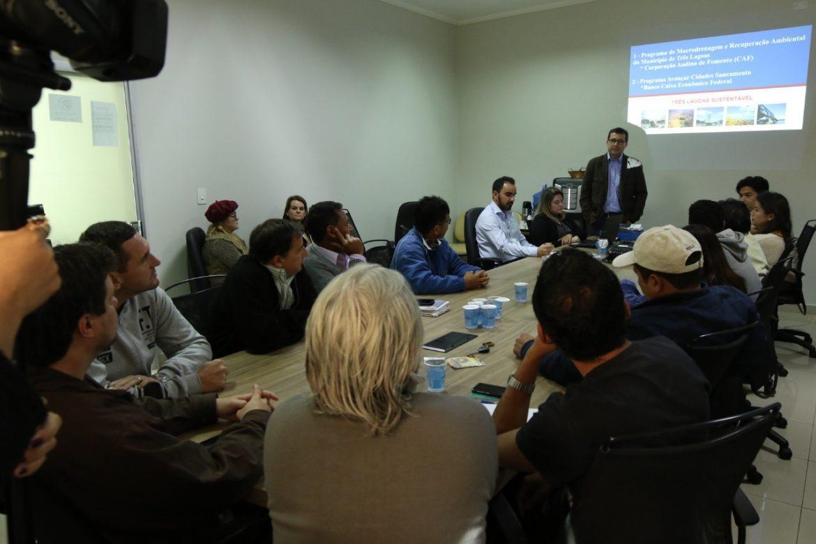 Gestores públicos apresentam projetos de macrodrenagem e viabilidade ambiental ao Legislativo de Três Lagoas