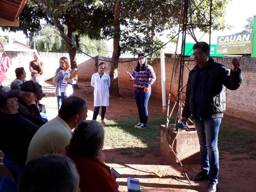 Saúde realiza ações educativas e enfrentamento ao mosquito Aedes aegypti