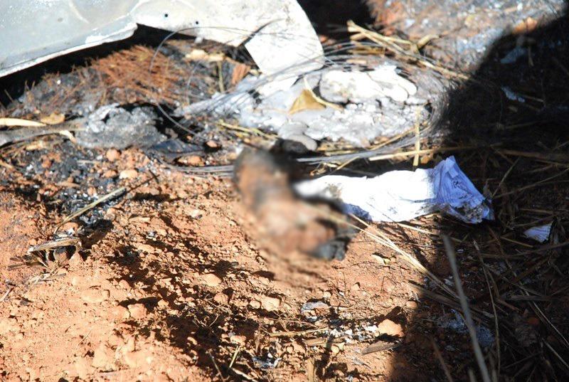 Três dias após acidente, familiares encontram mão no local do acidente fatal que matou moradoras de Bataguassu Três dias após acidente, familiares encontram mão no local do acidente fatal que matou moradoras de Bataguassu