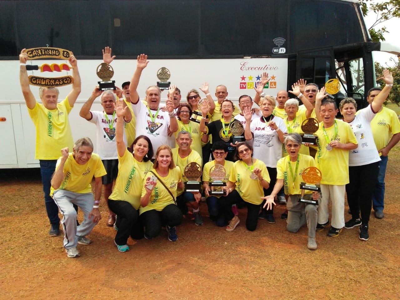 Delegação de Três Lagoas conquista nove troféus nos Jogos da Melhor Idade em Nova Andradina Delegação de Três Lagoas conquista nove troféus nos Jogos da Melhor Idade em Nova Andradina