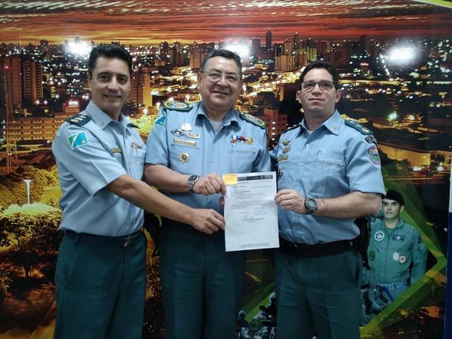 Durante reunião com Comando Geral, Major Ênio consegue R$ 100 mil para reforma do 2ºBPM