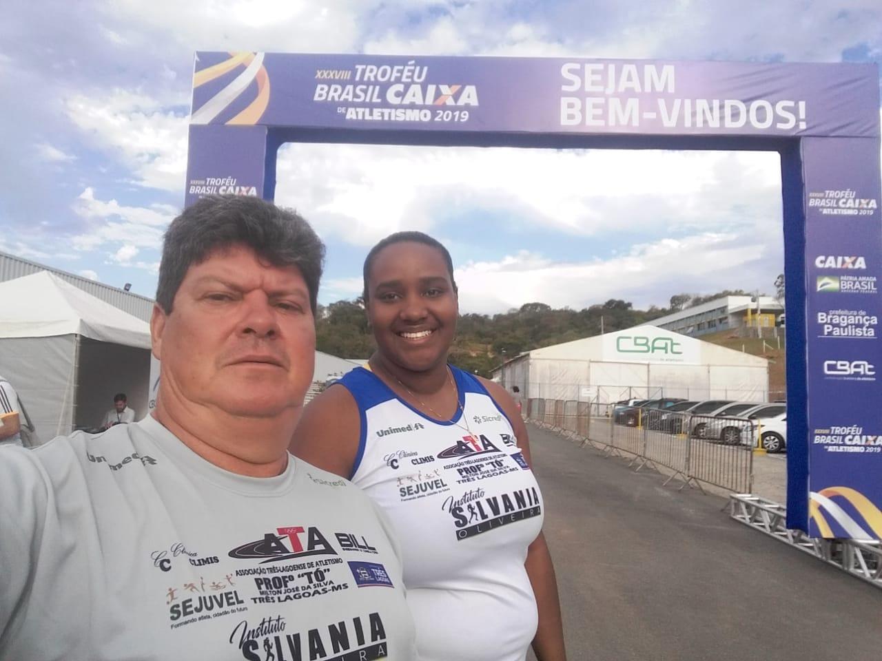 Monique, da Equipe de Atletismo Feminino de Três Lagoas (MS), representará MS em competição nacional