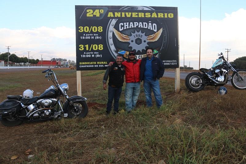 Motoclube Chapadão convida para comemorações do seu 24º aniversário