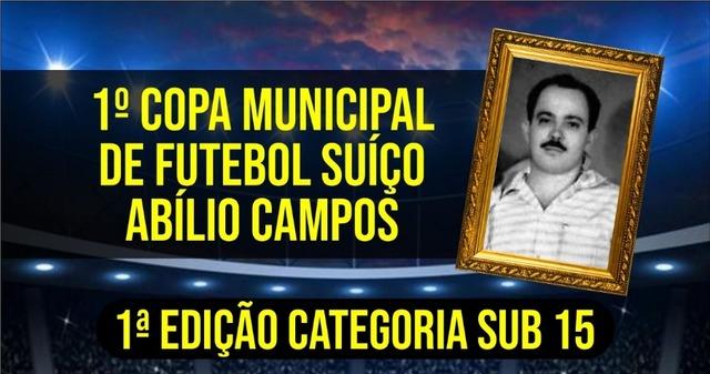 Primeira edição da Copa Municipal de Futebol Suíço Abílio Campos será realizada em TL