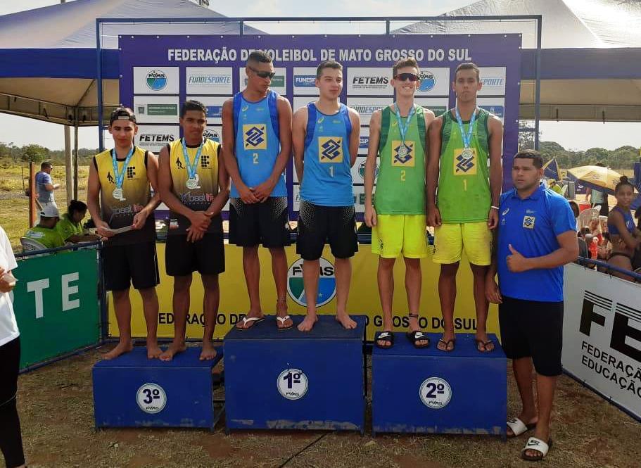 Atletas de Três Lagoas conquistam medalhas na 4ª Etapa do Circuito Estadual de Vôlei de Praia