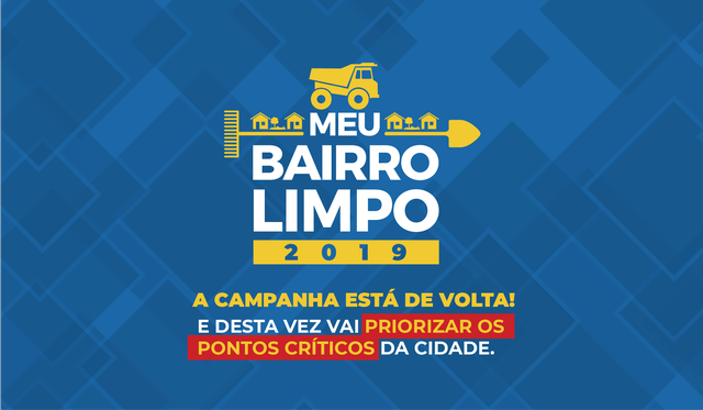 3ª etapa do Programa “Meu Bairro Limpo” acontece nesta sexta (04) e sábado (05)