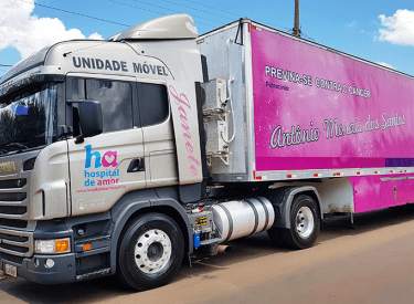 Carreta para mamografia e preventivo estará na Clínica da Mulher de 11 a 14 de novembro