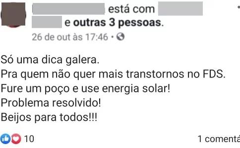Funcionária da Sanesul manda população cavar poços devido cidade estar sem água Funcionária da Sanesul manda população cavar poços devido cidade estar sem água