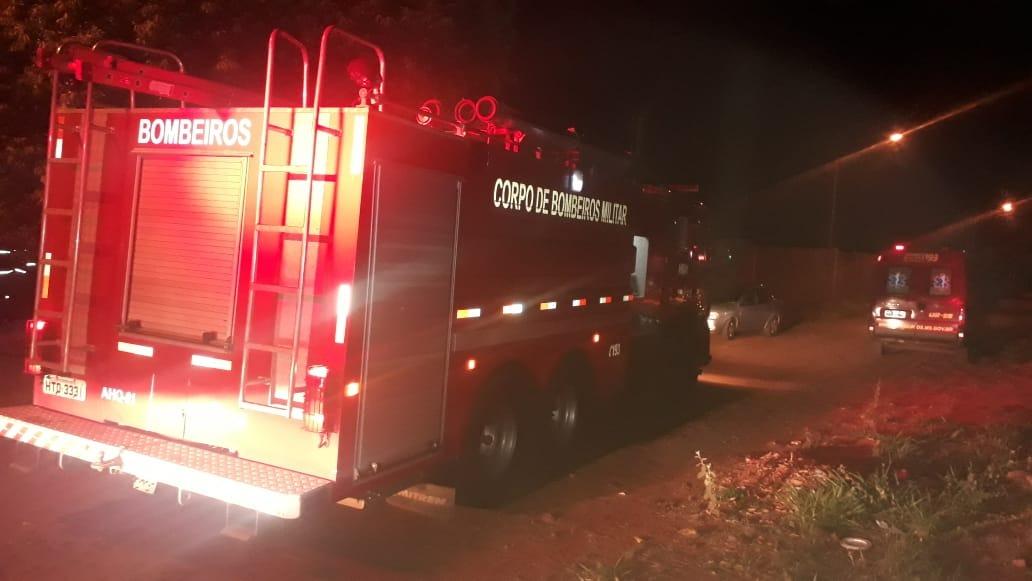 Incêndio em residência mobiliza equipes do Corpo de Bombeiros de Três Lagoas 