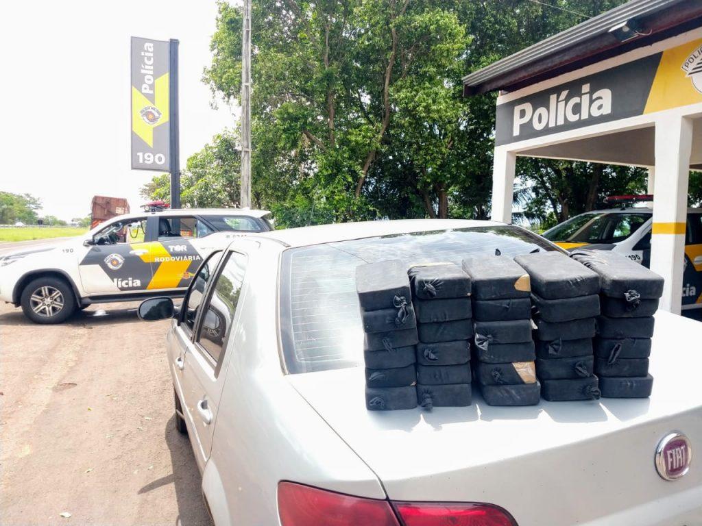 Morador de Dourados é preso em Andradina com 30 tijolos de cocaína Morador de Dourados é preso em Andradina com 30 tijolos de cocaína
