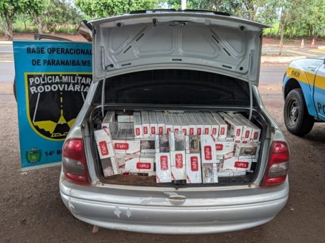 Cigarros do Paraguay apreendidos foram levados para a PF de Três Lagoas 