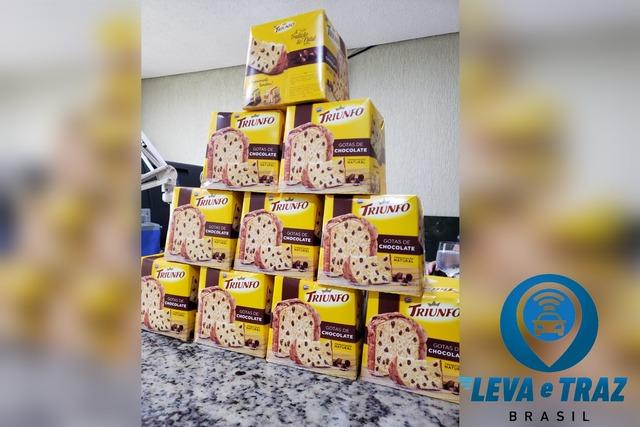 Aplicativo de transporte de Três Lagoas está dando chocotone de brinde aos passageiros 