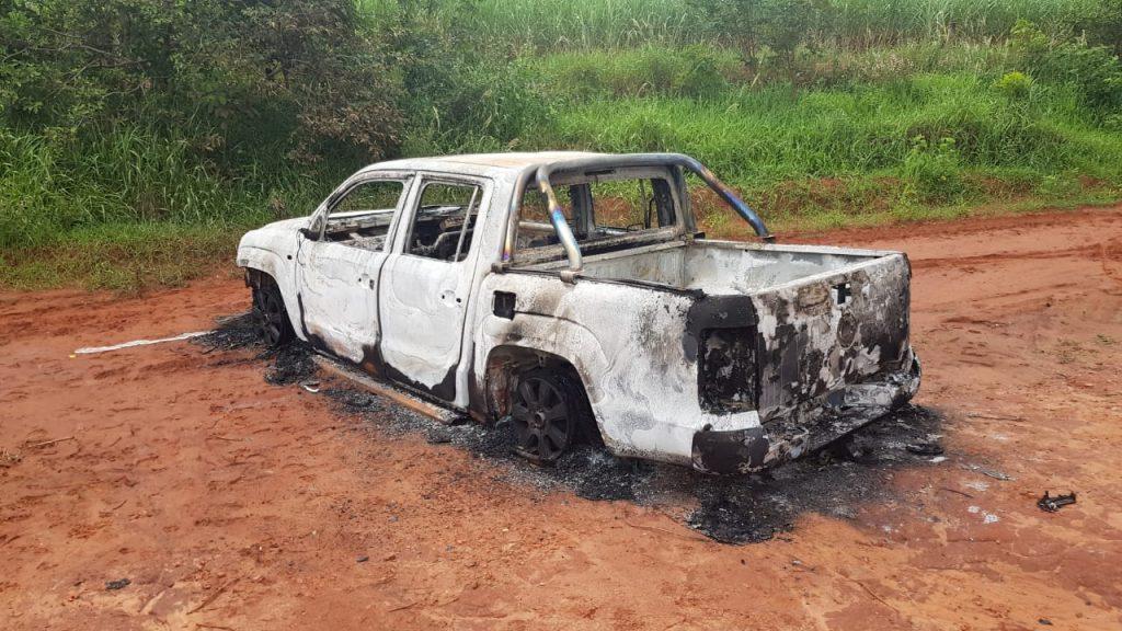 Idoso é espancado durante assalto em Andradina: Bandidos queimaram sua caminhonete