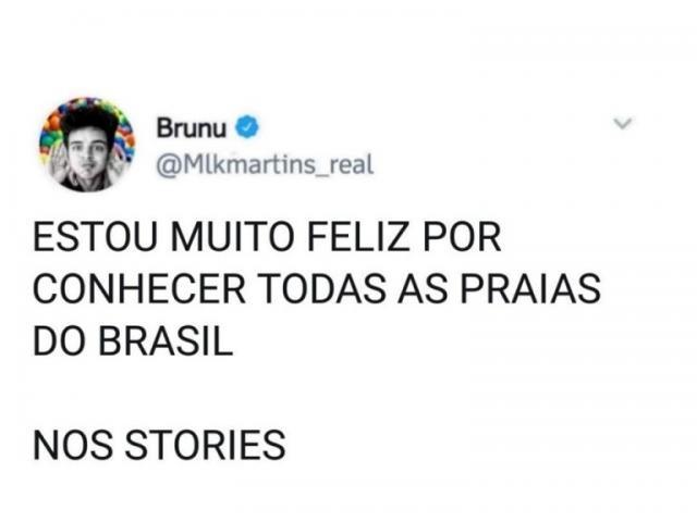 Quem não viajou conheceu todas as praias do Brasil pelos stories Quem não viajou conheceu todas as praias do Brasil pelos stories