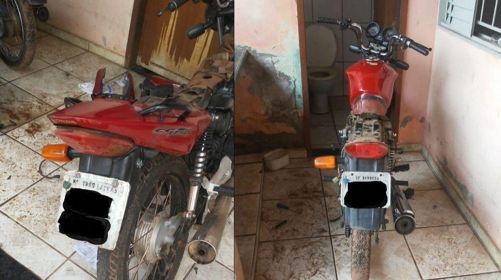 Dupla é flagrada pela PM desmontando moto furtada em Três Lagoas Dupla é flagrada pela PM desmontando moto furtada em Três Lagoas