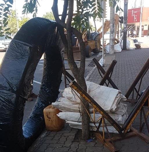 Comerciantes reclamam de queda nas vendas devido obras da MS Gás em pleno 5º dia útil Comerciantes reclamam de queda nas vendas devido obras da MS Gás em pleno 5º dia útil