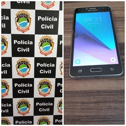 Celular furtado comprado pela internet é apreendido e receptador é detido Celular furtado comprado pela internet é apreendido e receptador é detido