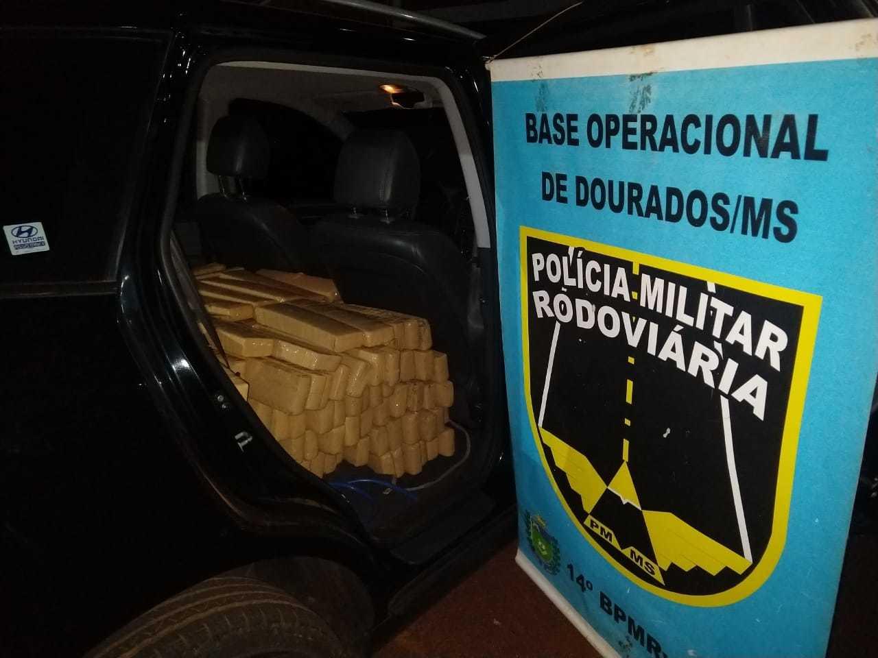 Motorista que usava placas falsas de Três Lagoas é flagrado com drogas 