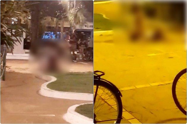 Cena de sexo explícito em praça pública revolta famílias em MS