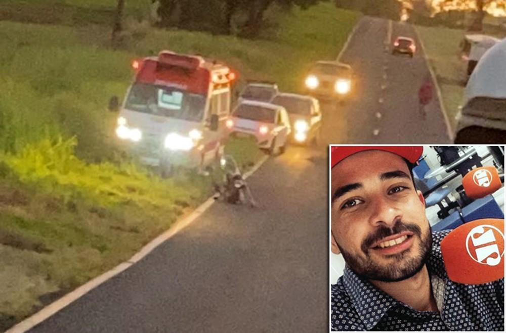 Radialista morre em colisão entre moto e ônibus em Santa Fé do Sul