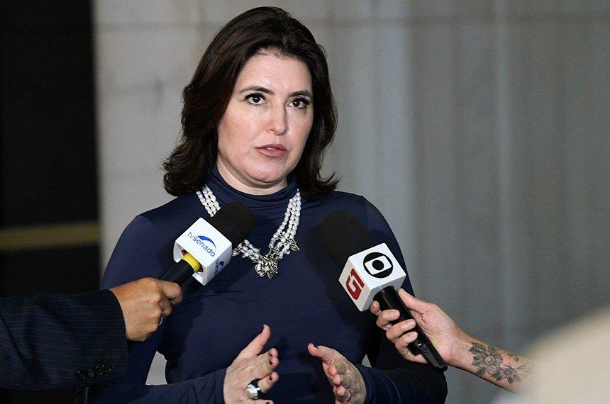 Senadora Simone Tebet defende que cada estado flexibilize regras da quarentena Senadora Simone Tebet defende que cada estado flexibilize regras da quarentena