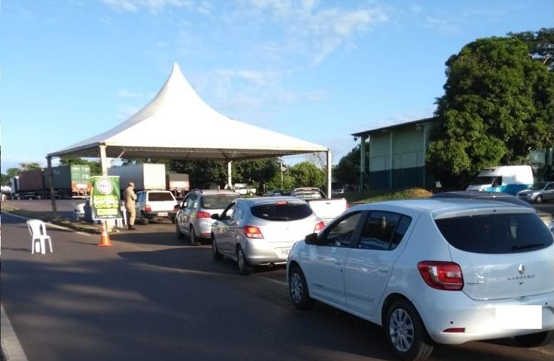 Duas pessoas com sintomas da Covid-19 foram abordadas na manhã desta sexta-feira em Jupiá 