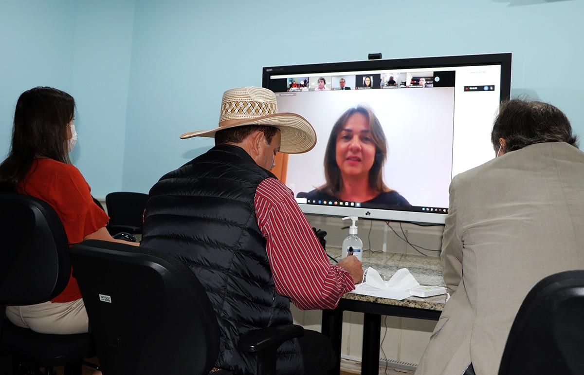 Guerreiro participa com prefeitos de videoconferência com presidentes da ASSOMASUL e CNM e CCJ do Senado