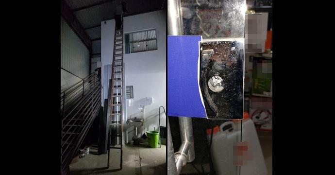 Ladrão é preso em flagrante furtando loja de construção no Alto da Boa Vista