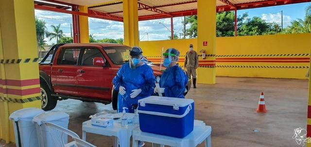 Testes por Drive Thru em Três Lagoas passam a ser realizados de segunda a sexta-feira
