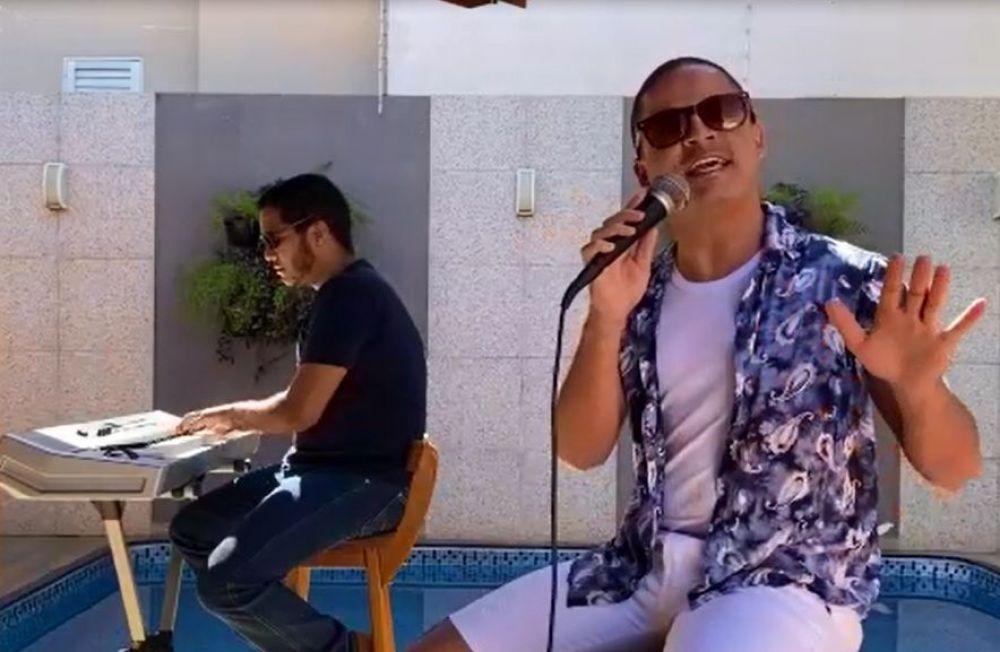 Cantor Lucas Gomes canta em homenagem a Três Lagoas, sua cidade natal