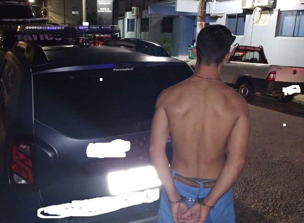 Valentão de Água Clara que gosta de bater em mulher foi preso