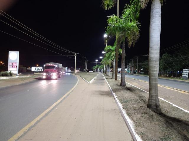 Avenida Ranulpho Marques Leal tem lâmpadas substituídas por LED