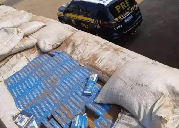 200 mil maços de cigarros são apreendidos e levados para a PF de Três Lagoas 200 mil maços de cigarros são apreendidos e levados para a PF de Três Lagoas