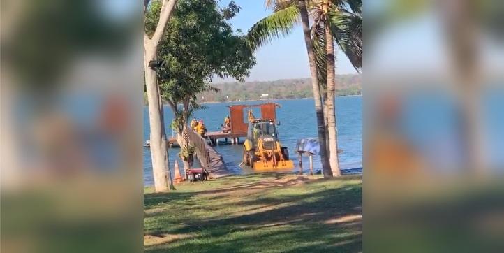 Retirada de tablados em ranchos no Rio Sucuriú divide opiniões nas redes sociais Retirada de tablados em ranchos no Rio Sucuriú divide opiniões nas redes sociais