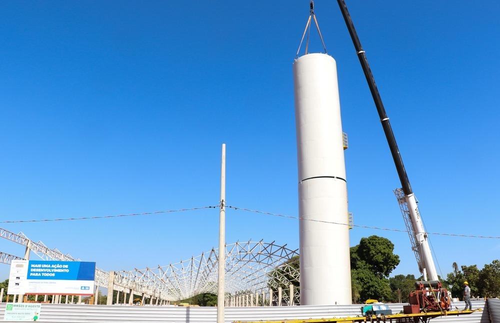 Nova Feira Livre de Três Lagoas está com mais de 50% do projeto concluído