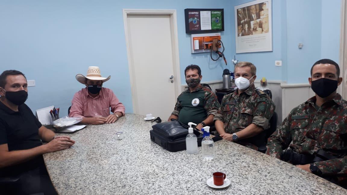 Novo comandante da PMA trabalha pela aproximação com o produtor rural