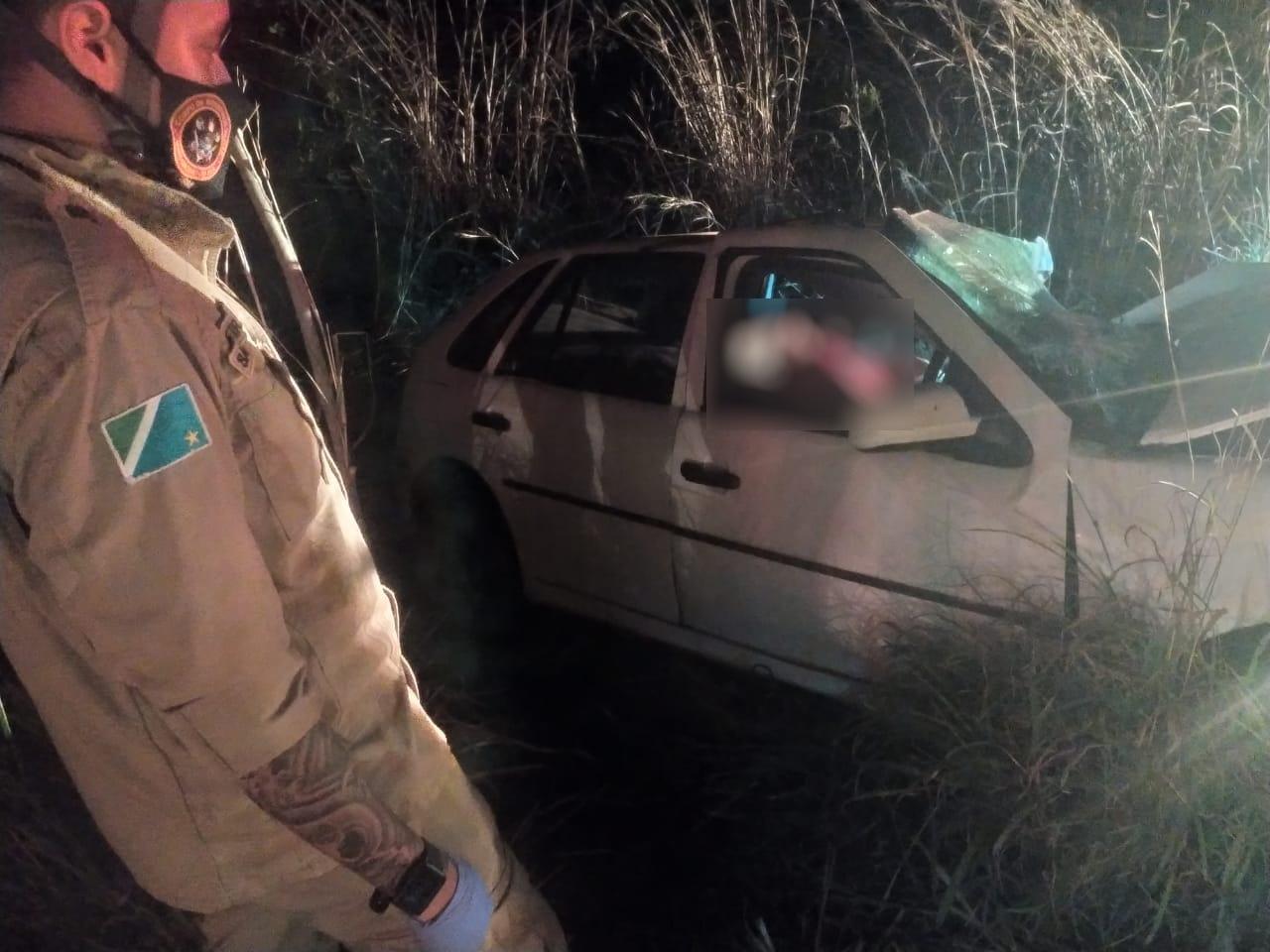 Uma pessoa morre em acidente entre guincho e Gol, na rodovia MS-377