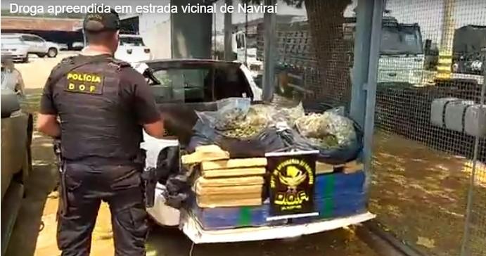 Droga comprada em Capitan Bado que seria entregue em Três Lagoas é apreendida e dois são presos 